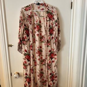 Floral robe